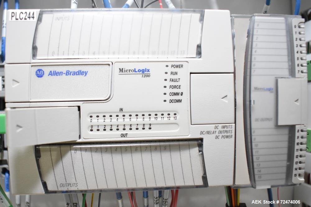 Used Matrix Packaging Mercury HS High Speed Vertical, Form, Fill and Seal Machine. Capable of speeds up to 140 BPM. Bag size range: 1.75" - 11" (Width) x 2.5" - 15" (Length). Has side belt pull downs...